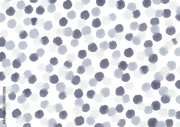 Obraz 水玉　水彩　背景