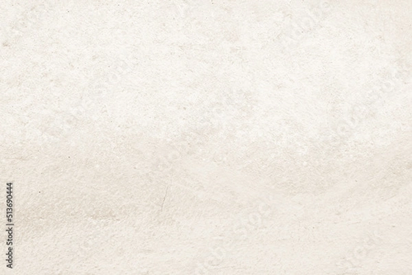 Fototapeta Cream concreted wall for interiors or outdoor exposed surface polished. Cement have sand and stone of tone vintage old texture background.
