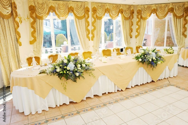 Obraz Top Table at wedding reception