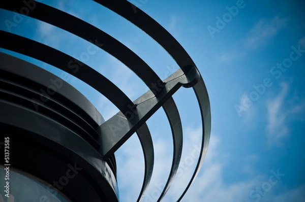 Obraz détail architecture métallique