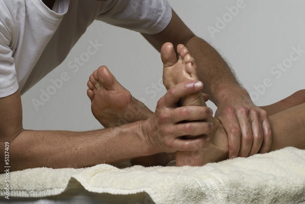 Obraz fusszonenmassage