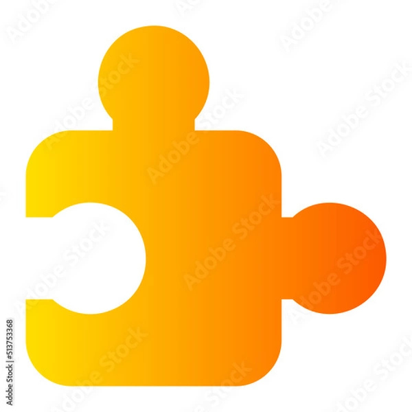 Obraz puzzle gradient icon