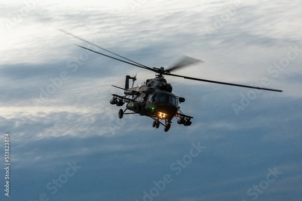 Fototapeta Polish Mi-17 transport helicopter
