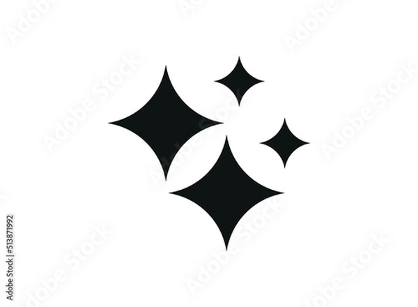 Obraz shine icon isolated on white background. vector illustration. eps 10.