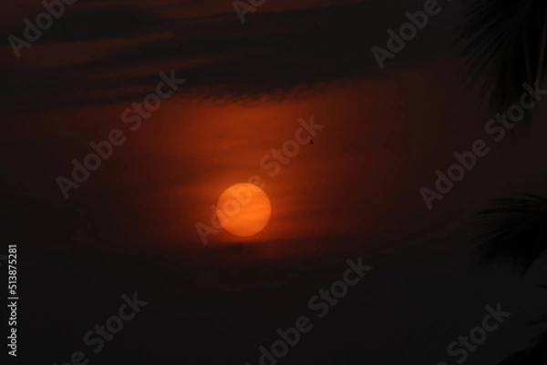 Obraz A beautiful sunset with sun