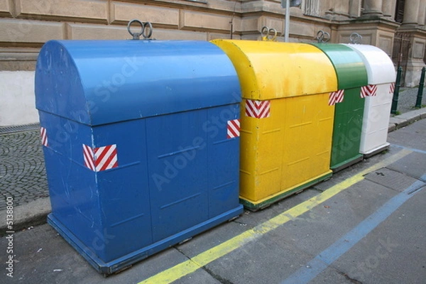 Fototapeta Reciclaje colorido