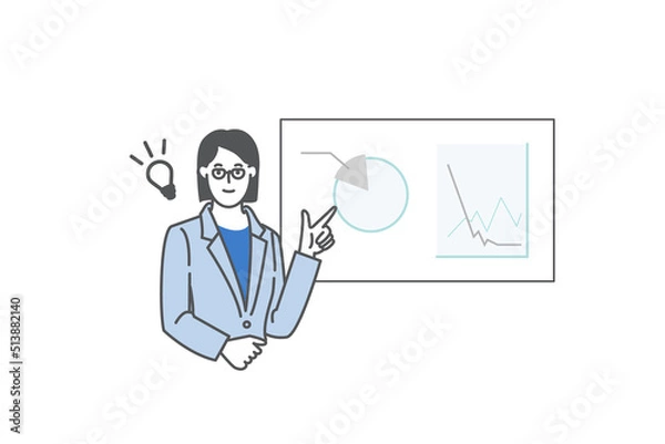 Obraz プログラミングをイメージしたパソコンのイラストと背景