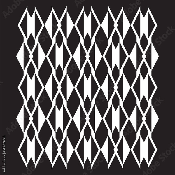 Fototapeta Abstract seamless pattern background in flat design illustration with simple graphic design
