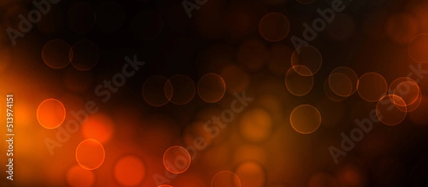 Fototapeta Conceptual lights wallpaper. Beautiful Abstract multicolored bokeh circles background with particles. Vibrant de-focused illustration with space to display your text or title.