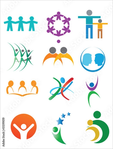 Fototapeta Community and Unity Designs Pack