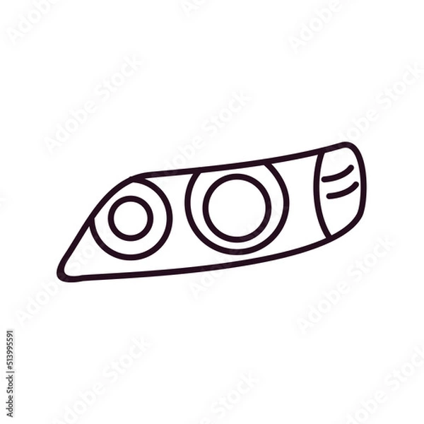 Fototapeta Headlight Icon