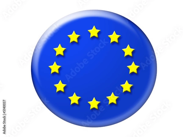 Obraz Europe Button