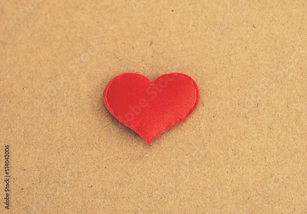 Obraz Red Heart closeup