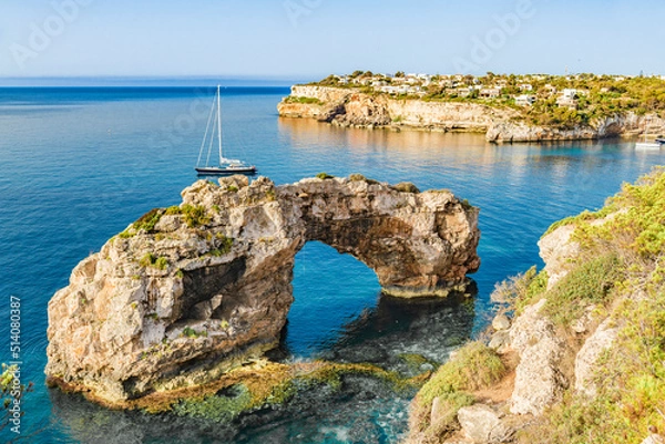 Fototapeta Es Pontás - the gate to the sea - Cala Santanyi - Majorca - 2275