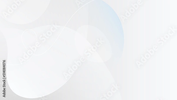 Fototapeta Abstract white gray background. Vector abstract graphic design banner pattern presentation background web template.
