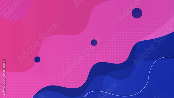 Obraz Abstract purple violet and blue technology background. Vector abstract graphic design banner pattern presentation background web template.