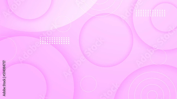 Fototapeta Abstract pink and white background. Vector abstract graphic design banner pattern presentation background web template.