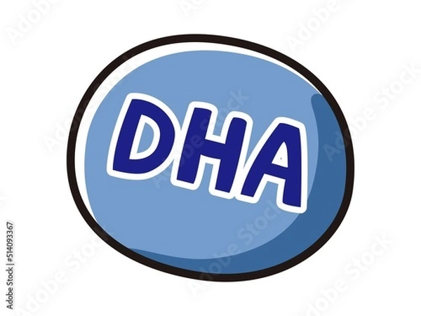 Fototapeta DHAのキャラクターのイラスト