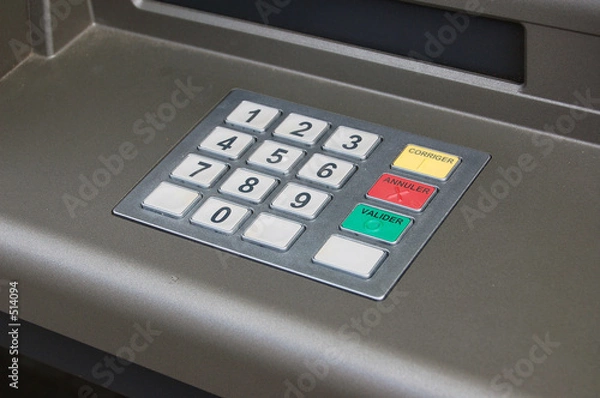 Obraz clavier distributeur