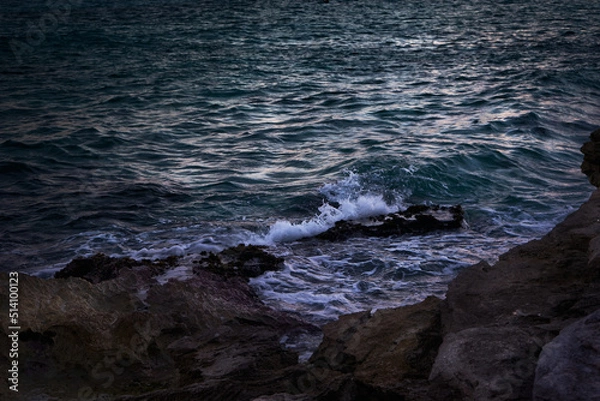 Obraz waves on the rocks