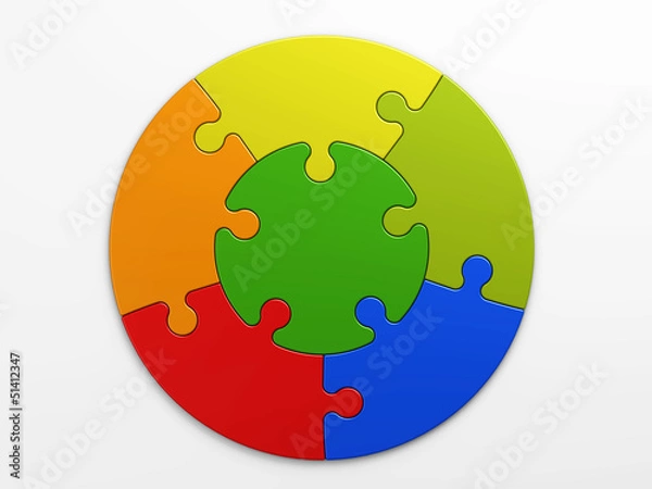 Obraz puzzli do umieszczania koncepcji