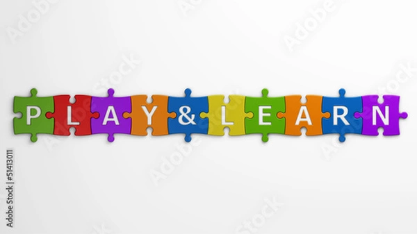 Fototapeta play & learn