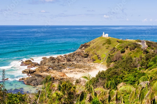 Fototapeta The picturesque Tacking Point Lighthouse - Port Macquarie, NSW, Australia