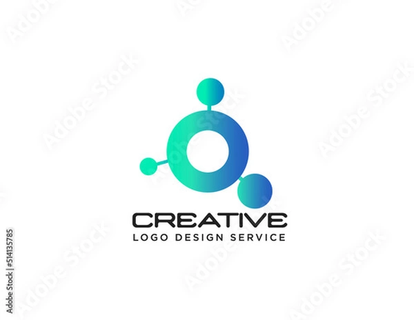 Obraz 	
atomic orbitals vector icon or quantum logo or scientific tech logo also chamical reaction logo
