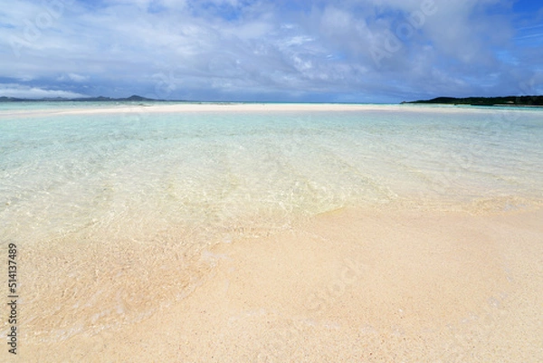Fototapeta 沖縄のきれいな海の風景