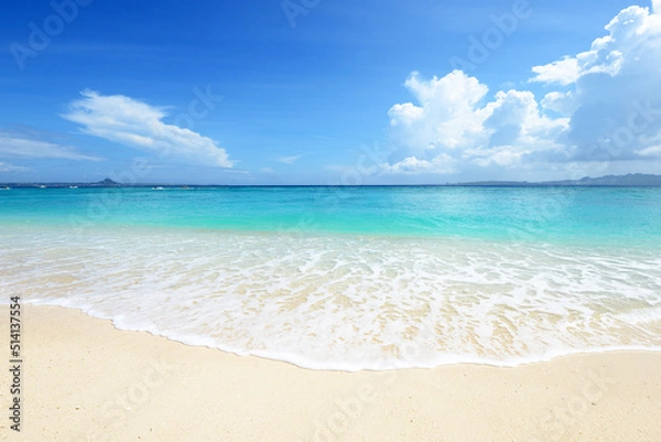 Obraz 沖縄のきれいな海の風景