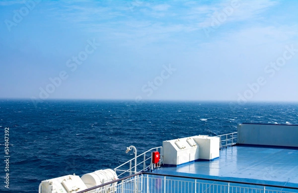 Fototapeta フェリーの甲板