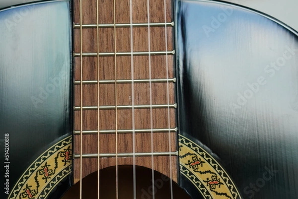 Fototapeta close up of a guitar