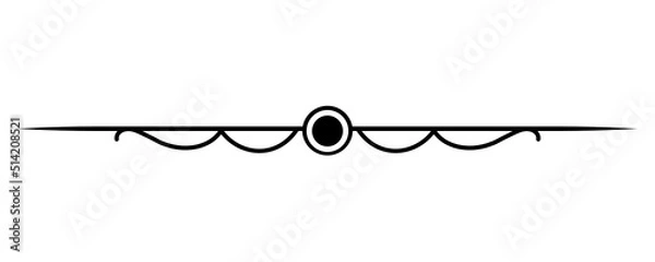 Obraz abstract art line border divider