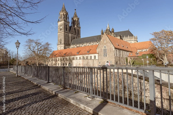 Obraz katedra w Magdeburgu