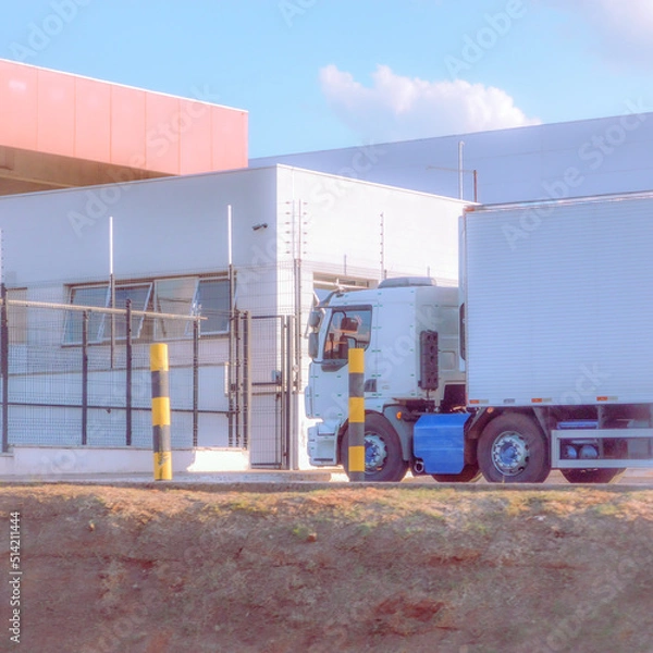 Fototapeta warehouse loading dock