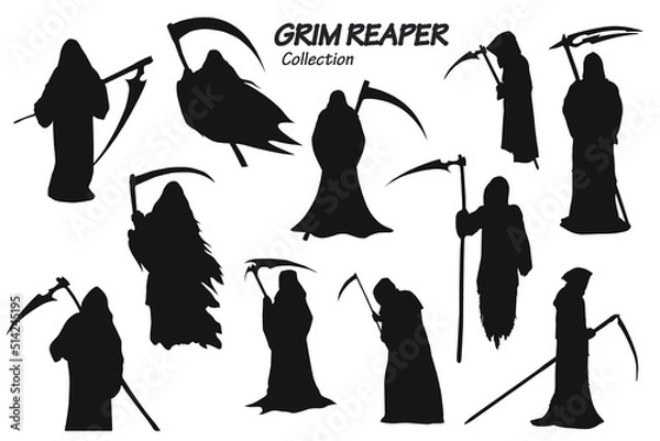 Obraz grim reaper silhouettes