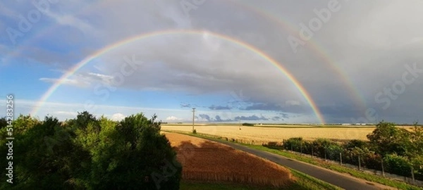 Obraz rainbow over the river