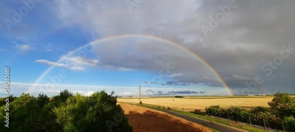 Obraz rainbow over the river