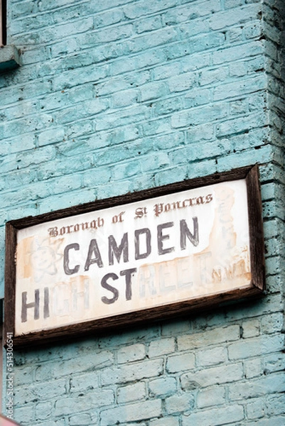 Obraz Street sign of Camden Town