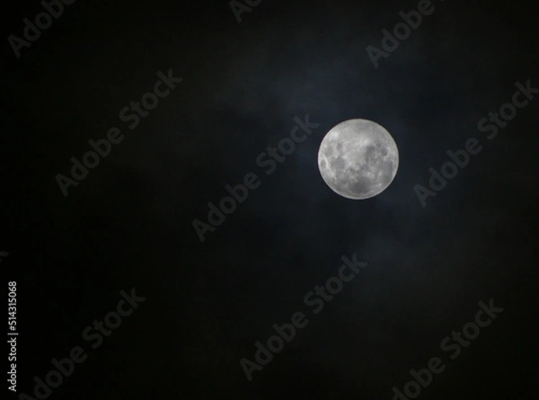 Fototapeta moon phases, beautiful images of the different phases of the moon,
