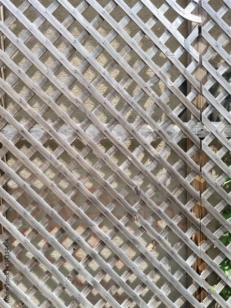 Fototapeta Wood Lattice