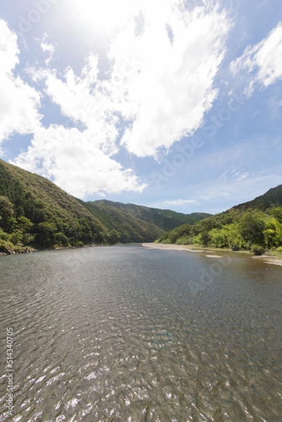 Obraz the river in the mountains