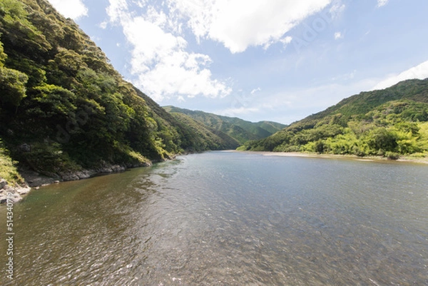 Obraz the river in the mountains