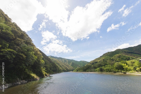 Obraz the river in the mountains