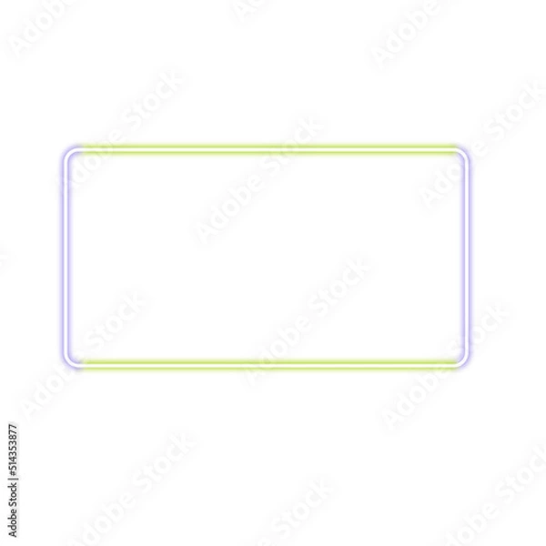 Obraz neon frame
