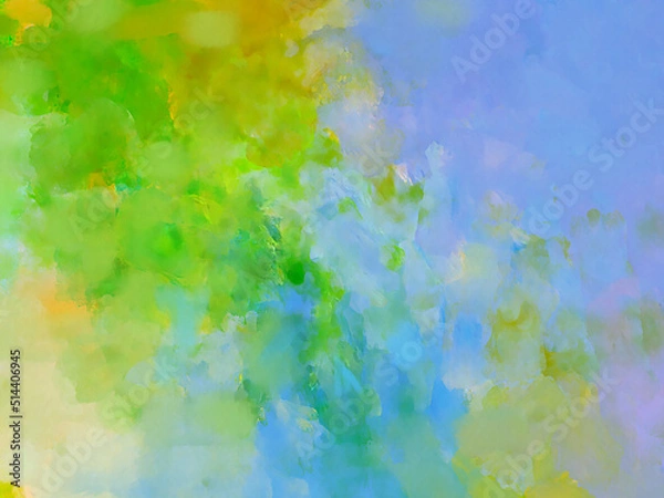 Obraz 幻想的な自然の黄緑テクスチャ背景