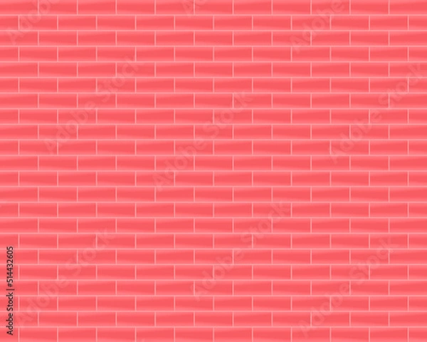 Fototapeta Hello summer celebration light textured brick wall abstract background wallpaper pattern seamless vector illustration