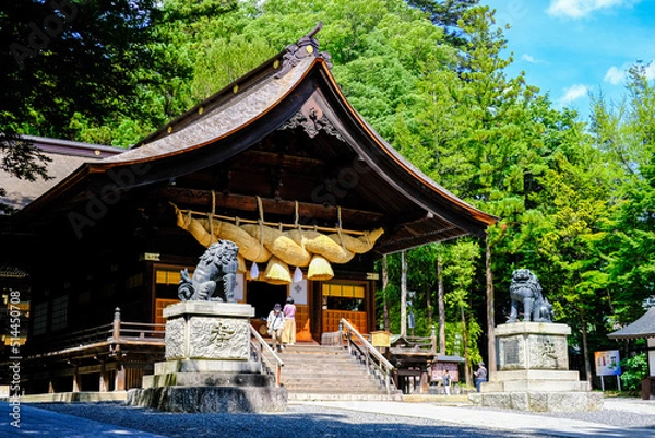 Fototapeta 諏訪大社 秋宮