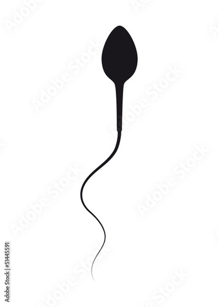 Fototapeta Sperm icon