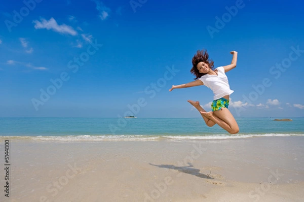 Fototapeta happy jump